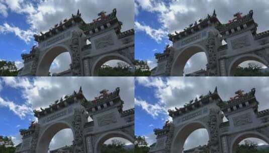 惠州九龙峰祖庙高清在线视频素材下载