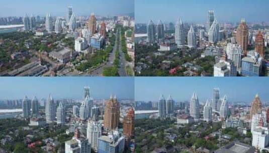 4K云南西双版纳异域建筑航拍视频高清在线视频素材下载