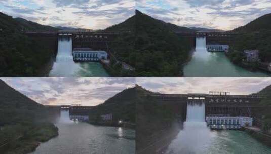 河源新丰江大坝8高清在线视频素材下载