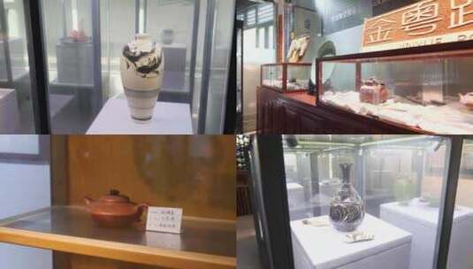紫砂壶博物馆高清在线视频素材下载