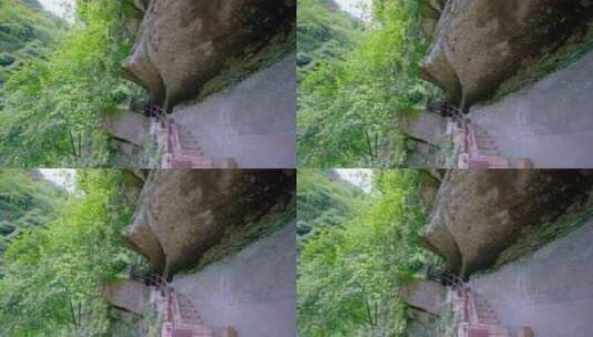 原创阿莱MiNi拍摄西川绝壁高清在线视频素材下载