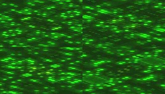 垂直视频-绿色数字数据灯技术背景高清在线视频素材下载