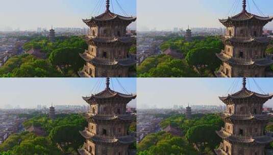 泉州开元寺 开元寺 东西塔高清在线视频素材下载