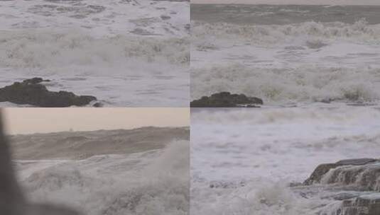 大气磅礴的升格浪花合集高清在线视频素材下载