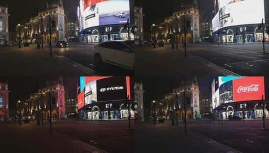 伦敦城的夜景高清在线视频素材下载