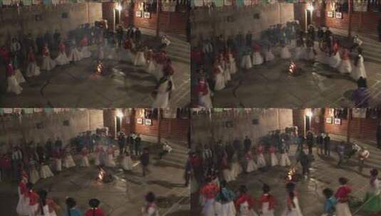 中国民族妇女表演舞蹈高清在线视频素材下载