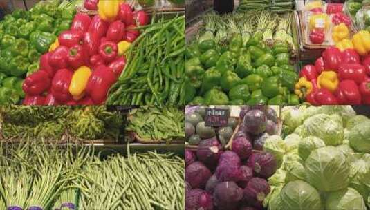 高清实拍蔬菜，农副产品高清在线视频素材下载