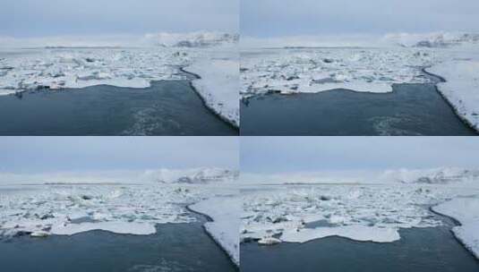 冰川河流高清在线视频素材下载