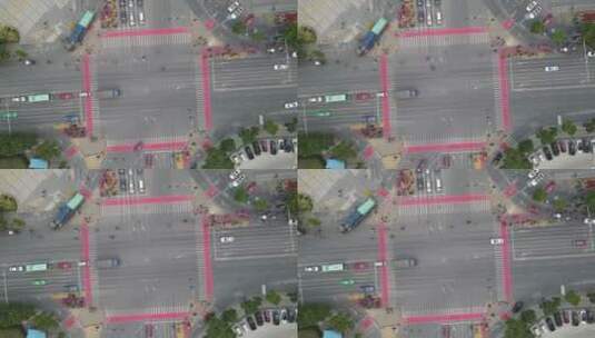 广西桂林城市风光交通航拍高清在线视频素材下载
