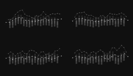 科技图表线条变化图形走势 (2)高清在线视频素材下载