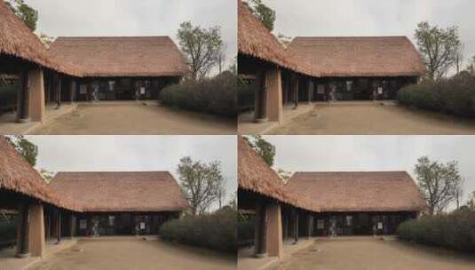 杭州良渚遗址内的自然风景高清在线视频素材下载