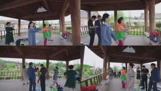 东方第一村 朝鲜 人文 歌曲 舞蹈高清在线视频素材下载