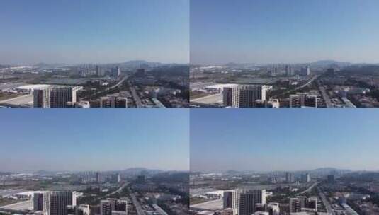 广州市区繁华城市风光航拍高清在线视频素材下载