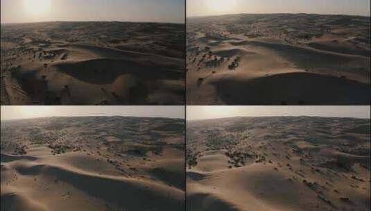 阿联酋阿布扎比沙漠酒店日出3高清在线视频素材下载