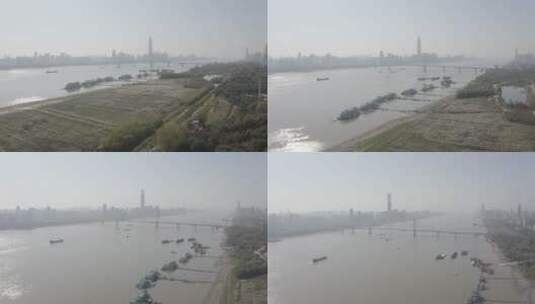 武汉城市空境高清在线视频素材下载