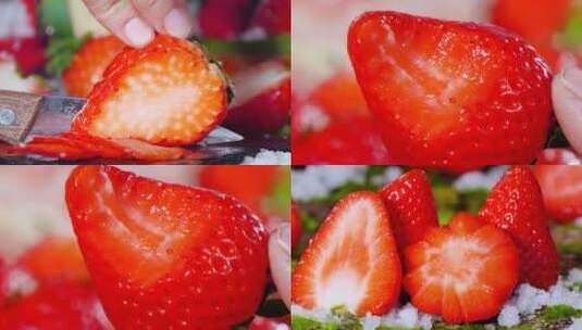 丹东草莓高清在线视频素材下载