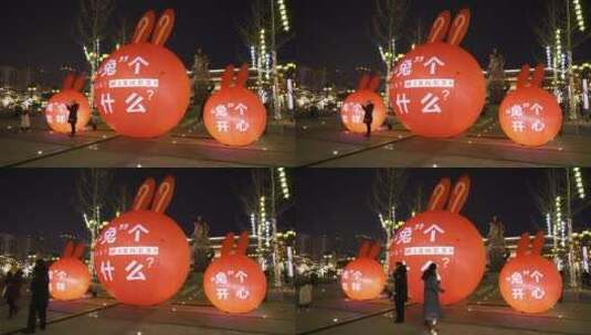 中国新年元宵节红灯笼高清在线视频素材下载