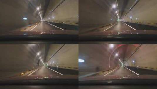 高速公路驾车第一视角高清在线视频素材下载