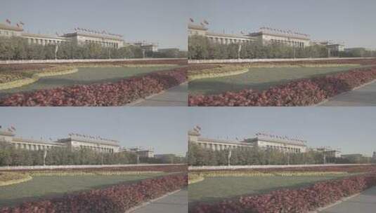 4K北京天安门人民大会堂高清在线视频素材下载