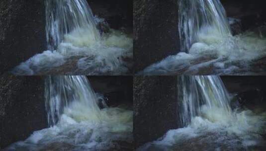 自然小溪河流山泉水高清在线视频素材下载
