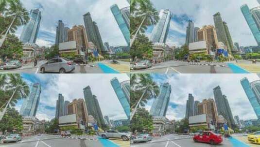 马来西亚首都吉隆坡4K城市地标延时拍摄高清在线视频素材下载