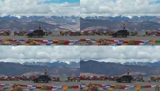 西藏珠峰 108拐高清在线视频素材下载