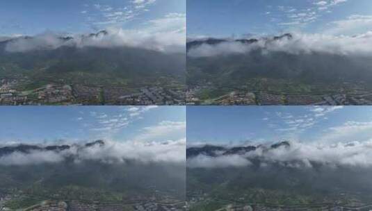 雨后泰山，云雾飘渺高清在线视频素材下载