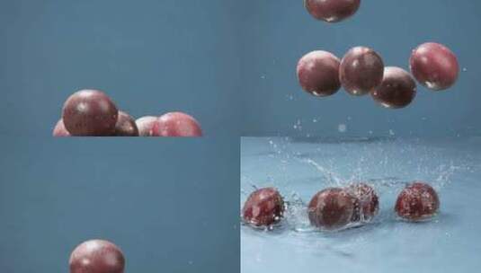 【5K】百香果展示，红皮百香果高清在线视频素材下载