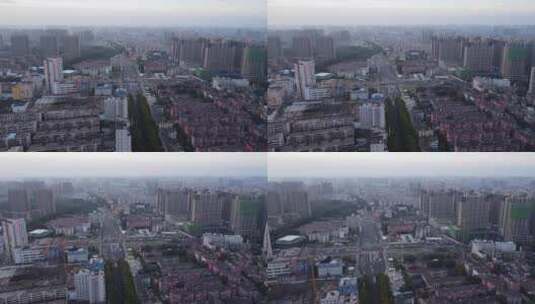 郑州市交通道路城市航拍高清在线视频素材下载