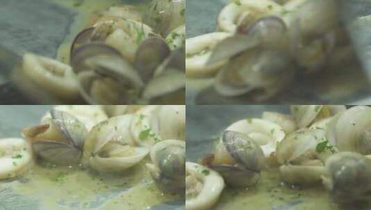 黄油蛤蜊高清在线视频素材下载