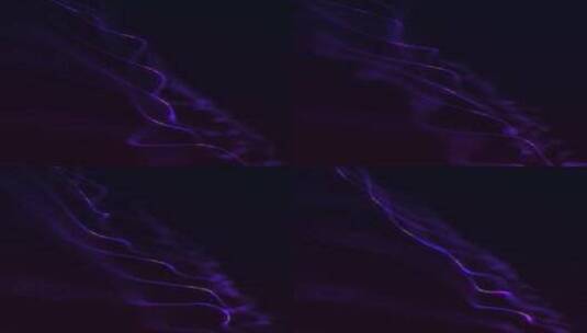 垂直视频-紫色能量光束抽象技术背景高清在线视频素材下载