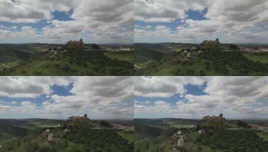 葡萄牙，帕尔梅拉市鸟瞰图08高清在线视频素材下载