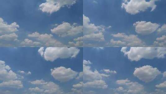 蓝天白云天气延时摄影高清在线视频素材下载