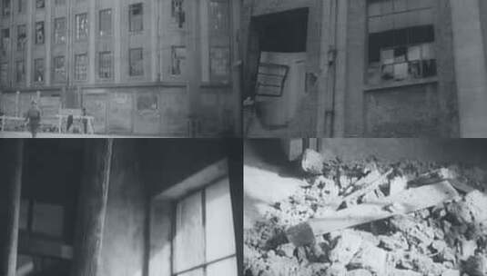 1937年 淞沪会战 日军攻占 四行仓库保卫战高清在线视频素材下载