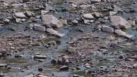 小河溪流山泉水高清在线视频素材下载