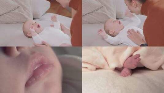 新生婴儿高清在线视频素材下载