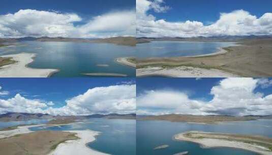 自驾西藏环绕羊卓雍措 深入无人秘境仙女湖高清在线视频素材下载