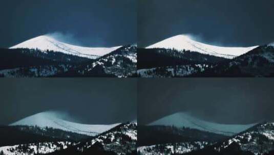 高原雪山高清在线视频素材下载