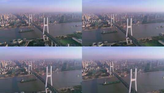 上海南浦大桥高清在线视频素材下载