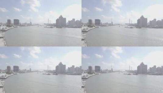 收了-航拍4k-上海外滩高清在线视频素材下载