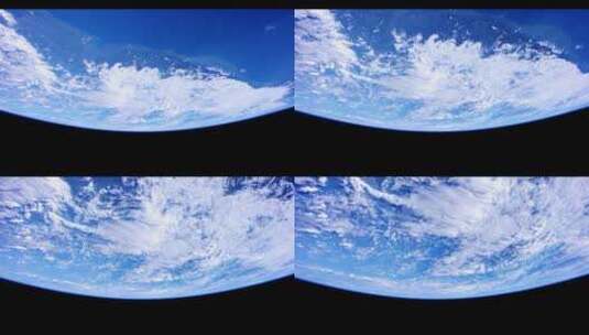 4K国际空间站拍摄的地球照片高清在线视频素材下载