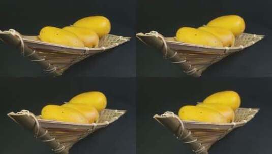 水仙芒果水果高清在线视频素材下载