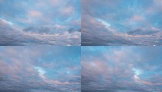 日落时分云层的延时拍摄高清在线视频素材下载