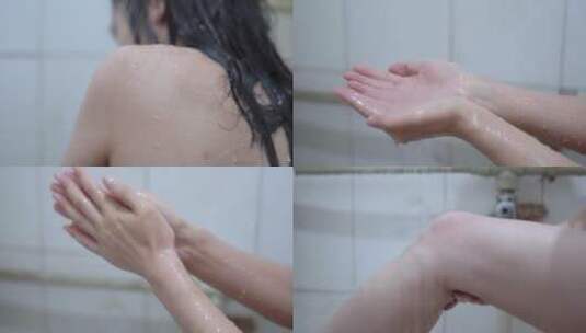 洗澡广告高清在线视频素材下载