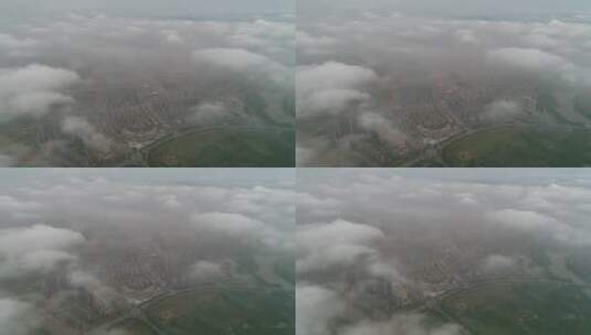 衢州西区穿云而过高清在线视频素材下载