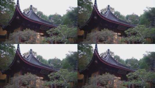 杭州飞来峰永福寺禅院风景高清在线视频素材下载