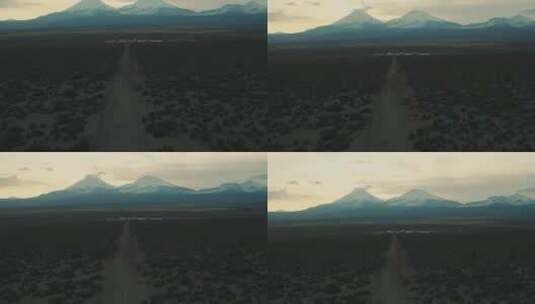 火山脚下的平原高清在线视频素材下载