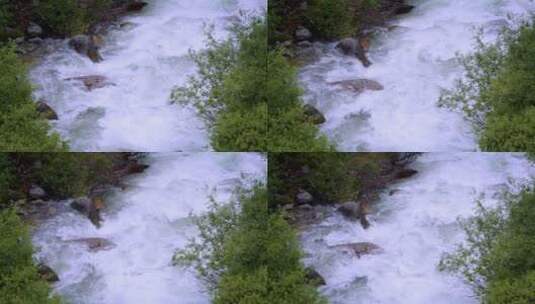 山间的溪流高清在线视频素材下载