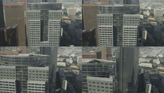 洛杉矶摩天大楼特写高清在线视频素材下载