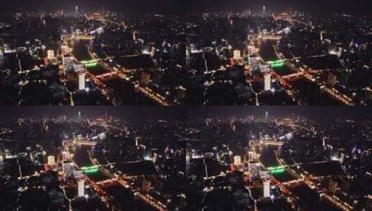 城市建设航拍，中国最强内透夜景高清在线视频素材下载